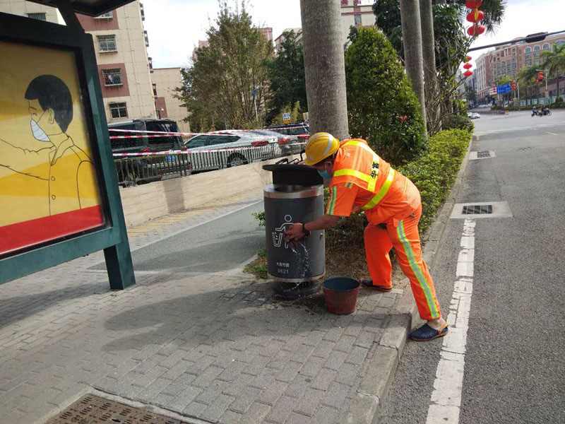 龙华区大浪项目道路清洁(图4)