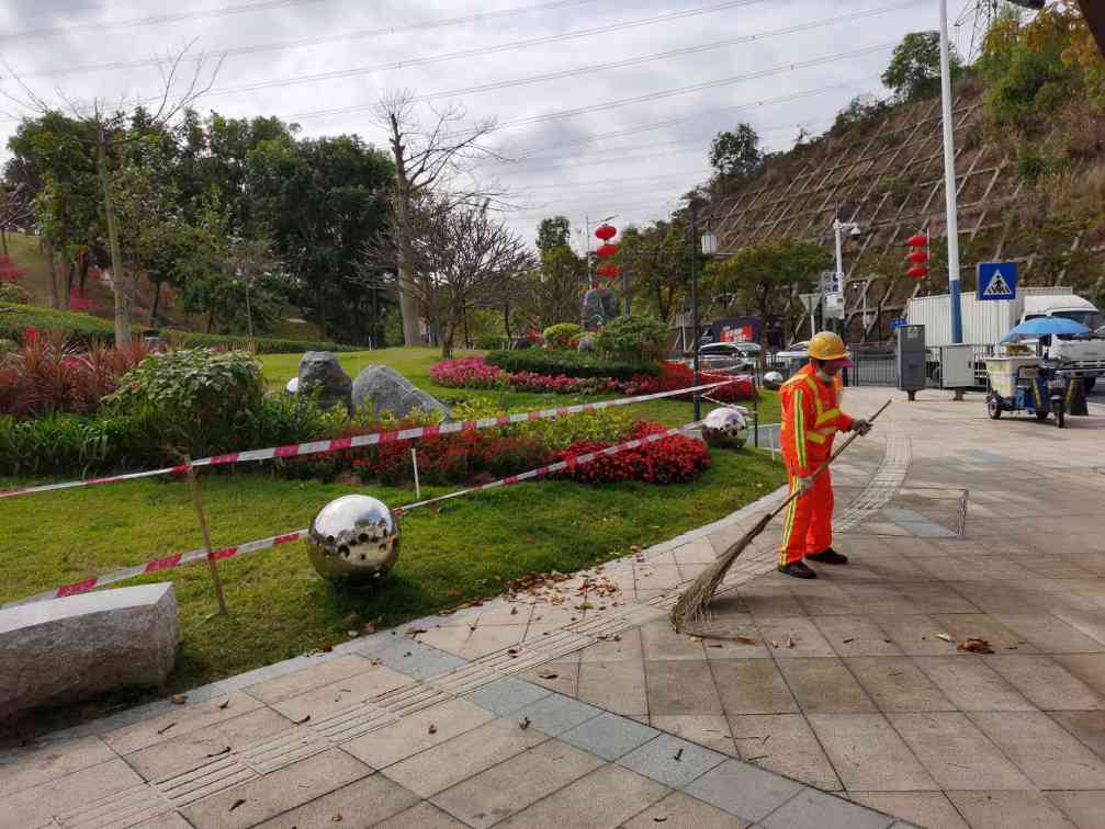 龙华区大浪项目道路清洁