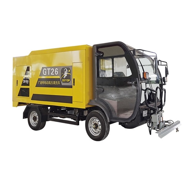 雨天高压清洗车作业好处多 节水降尘提升城市清洁效率(图1)